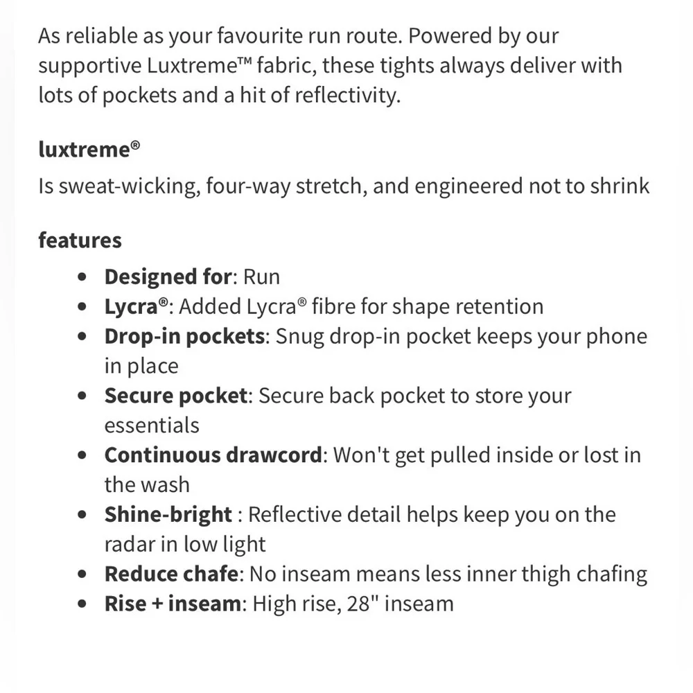 Lululemon 4 Swift Speed High-Rise Tight 28